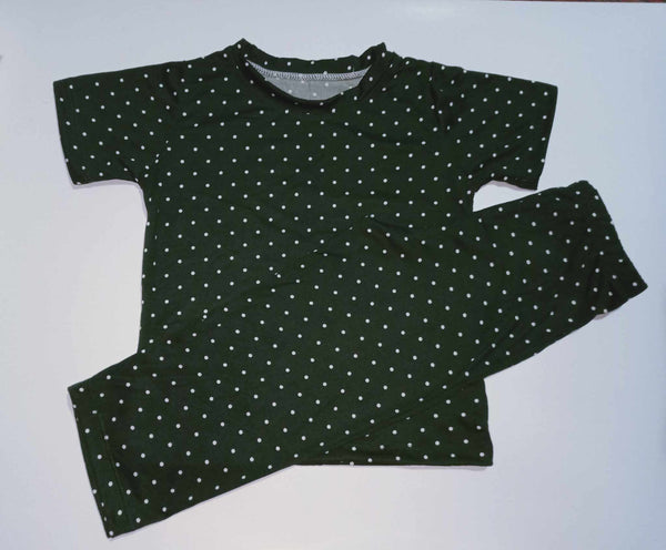 Polka Dot Green PJ