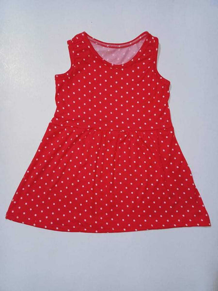 Polka Dot Red Kid's Dress