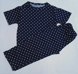 Polka Dot Dark Blue PJ