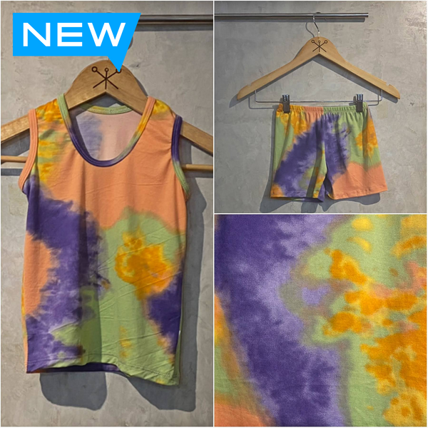 Tie Dye Violet Sandos