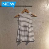 Stripes White Kid's Dress